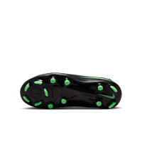 Nike Phantom 6 High Academy (MG) Grass/Artificial Grass Football Boots Kids Black Bright Green