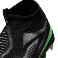 Nike Phantom 6 High Academy (MG) Grass/Artificial Grass Football Boots Kids Black Bright Green