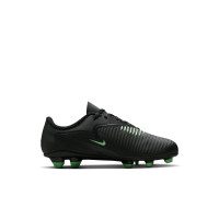 Nike Phantom 6 Low Club (MG) Grass/Artificial Grass Football Boots Toddlers Black Bright Green