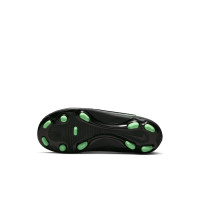 Nike Phantom 6 Low Club (MG) Grass/Artificial Grass Football Boots Toddlers Black Bright Green
