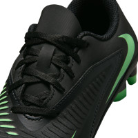 Nike Phantom 6 Low Club (MG) Grass/Artificial Grass Football Boots Toddlers Black Bright Green