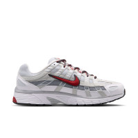 Nike Sneakers P-6000 Wit Rood Platinum Donkergrijs