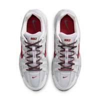 Nike Sneakers P-6000 Wit Rood Platinum Donkergrijs