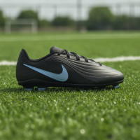 Nike Tiempo Club Maestro Gras / Kunstgras Voetbalschoenen (MG) Kids Zwart Lichtblauw