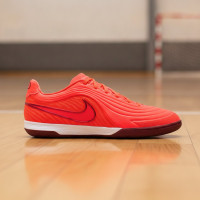 Nike Tiempo Reactgato (IN) Indoor Football Boots Bright Red Orange Burgundy