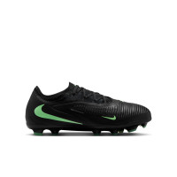 Nike Phantom 6 Low Pro (MG) Grass/Artificial Grass Football Boots Kids Black Bright Green