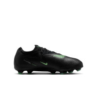Nike Phantom 6 Low Pro (MG) Grass/Artificial Grass Football Boots Kids Black Bright Green
