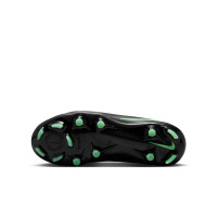 Nike Phantom 6 Low Pro (MG) Grass/Artificial Grass Football Boots Kids Black Bright Green