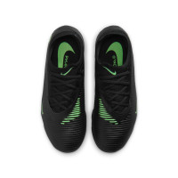 Nike Phantom 6 Low Pro (MG) Grass/Artificial Grass Football Boots Kids Black Bright Green
