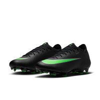 Nike Mercurial Vapor 17 Pro (FG) Gras Football Boots Black Bright Green Silver Grey