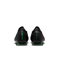 Nike Mercurial Vapor 17 Pro (FG) Gras Kids Football Boots Black Bright Green Silver Grey