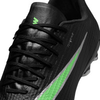 Nike Zoom Mercurial Superfly 11 Pro (AG) Kunstgras Voetbalschoenen Zwart Felgroen Zilvergrijs