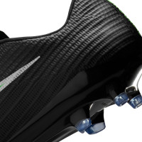 Nike Zoom Mercurial Superfly 11 Pro (AG) Kunstgras Voetbalschoenen Zwart Felgroen Zilvergrijs