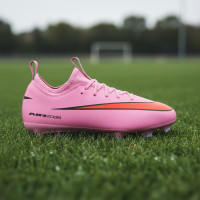 Nike Zoom Mercurial Vapor Academy 16 Gras / Kunstgras Voetbalschoenen (MG) Kids Roze Felrood Lichtblauw