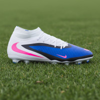 Nike Phantom 6 Academy High Grass/Artificial Grass Football Boots (MG) Blue White Hot Pink