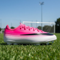 Nike Mercurial Vapor 17 Pro (FG) Gras Kids Football Boots Hot Pink White Black