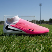 Nike Phantom 6 High Elite (FG) Gras Football Boots White Hot Pink Black