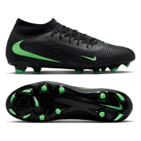 Nike Phantom 6 High Academy (MG) Gras / Kunstgras Voetbalschoenen Zwart Felgroen