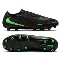 Nike Phantom 6 Low Pro (AG) Artificial Grass Football Boots Black Bright Green
