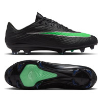 Nike Zoom Mercurial Superfly 11 Pro (FG) Gras Football Boots Black Bright Green Silver Grey