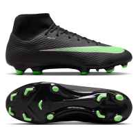 Nike Mercurial Superfly 11 Academy (MG) Gras / Kunstgras Voetbalschoenen Zwart Felgroen Zilvergrijs