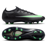 Nike Mercurial Vapor 17 Elite Kunstgras Voetbalschoenen (AG) Zwart Felgroen Zilvergrijs