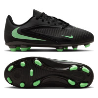 Nike Phantom 6 Low Club (MG) Grass/Artificial Grass Football Boots Kids Black Bright Green