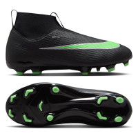 Nike Mercurial Superfly 11 Academy (MG) Gras / Kunstgras Voetbalschoenen Kids Zwart Felgroen Zilvergrijs