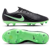 Nike Tiempo Academy Maestro (SG) IJzeren-Nop Voetbalschoenen Anti-Clog Zwart Felgroen Zilvergrijs