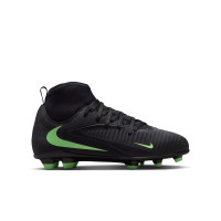 Nike Phantom 6 High Club (MG) Grass/Artificial Grass Football Boots Kids Black Bright Green