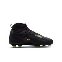 Nike Phantom 6 High Club (MG) Grass/Artificial Grass Football Boots Kids Black Bright Green