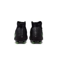 Nike Phantom 6 High Club (MG) Grass/Artificial Grass Football Boots Kids Black Bright Green