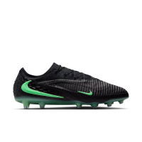Nike Phantom 6 Low Elite (AG) Kunstgras Voetbalschoenen Zwart Felgroen
