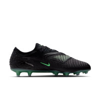 Nike Phantom 6 Low Elite (AG) Kunstgras Voetbalschoenen Zwart Felgroen