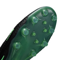 Nike Phantom 6 Low Elite (AG) Kunstgras Voetbalschoenen Zwart Felgroen