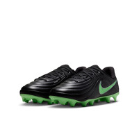 Nike Tiempo Academy Maestro (MG) Grass/Artificial Grass Football Boots Kids Black Bright Green Silver Grey