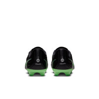 Nike Tiempo Academy Maestro (MG) Grass/Artificial Grass Football Boots Kids Black Bright Green Silver Grey