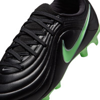 Nike Tiempo Academy Maestro (MG) Grass/Artificial Grass Football Boots Kids Black Bright Green Silver Grey