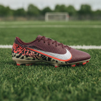 Nike Zoom Mercurial Academy Vapor 16 Gras / Kunstgras Voetbalschoenen (MG) Bordeauxrood Zilver Oranje
