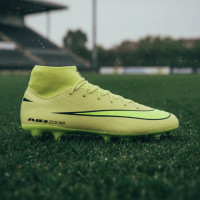 Nike Zoom Mercurial Superfly Academy 10 Iron Stud Football Boots (SG) Anti-Clog Yellow Neon Yellow Orange