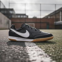 Nike Tiempo Straatvoetbalschoenen Streetgato Kids Zwart Wit