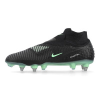 Nike Phantom 6 High Elite (SG) IJzeren-Nop Voetbalschoenen Pro Player Zwart Felgroen