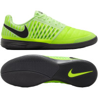 Nike Lunar Gato II Zaalvoetbalschoenen (IN) Neongeel Zwart Grijs