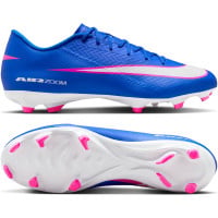 Nike Zoom Mercurial Academy Vapor 16 Gras / Kunstgras Voetbalschoenen (MG) Blauw Wit Felroze