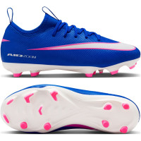 Nike Zoom Mercurial Academy Vapor 16 Grass/Artificial Grass Football Boots (MG) Kids Blue White Hot Pink