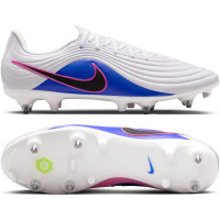 Nike Tiempo Academy Maestro Iron Stud Football Boots (SG) Anti-Clog White Blue Hot Pink