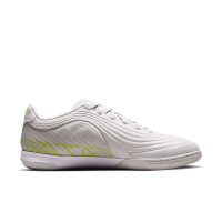 Nike Tiempo Reactgato (IN) Light Grey Lime Indoor Football Boots