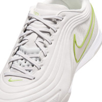 Nike Tiempo Reactgato (IN) Light Grey Lime Indoor Football Boots