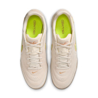 Nike Tiempo Streetgato Premium Beige Lemon Moon Particle Street Football Shoes