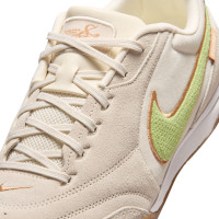 Nike Tiempo Streetgato Premium Beige Lemon Moon Particle Street Football Shoes